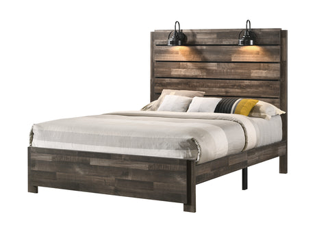 Carter Brown Platform Bedroom Set from Crown Mark - Luna Furniture