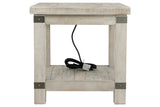 Carynhurst White Wash Gray End Table from Ashley - Luna Furniture