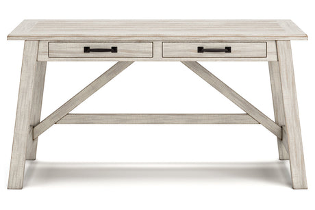 Carynhurst Whitewash 60" Home Office Desk from Ashley - Luna Furniture