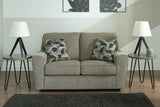 Cascilla Pewter Loveseat from Ashley - Luna Furniture