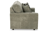 Cascilla Pewter Loveseat from Ashley - Luna Furniture
