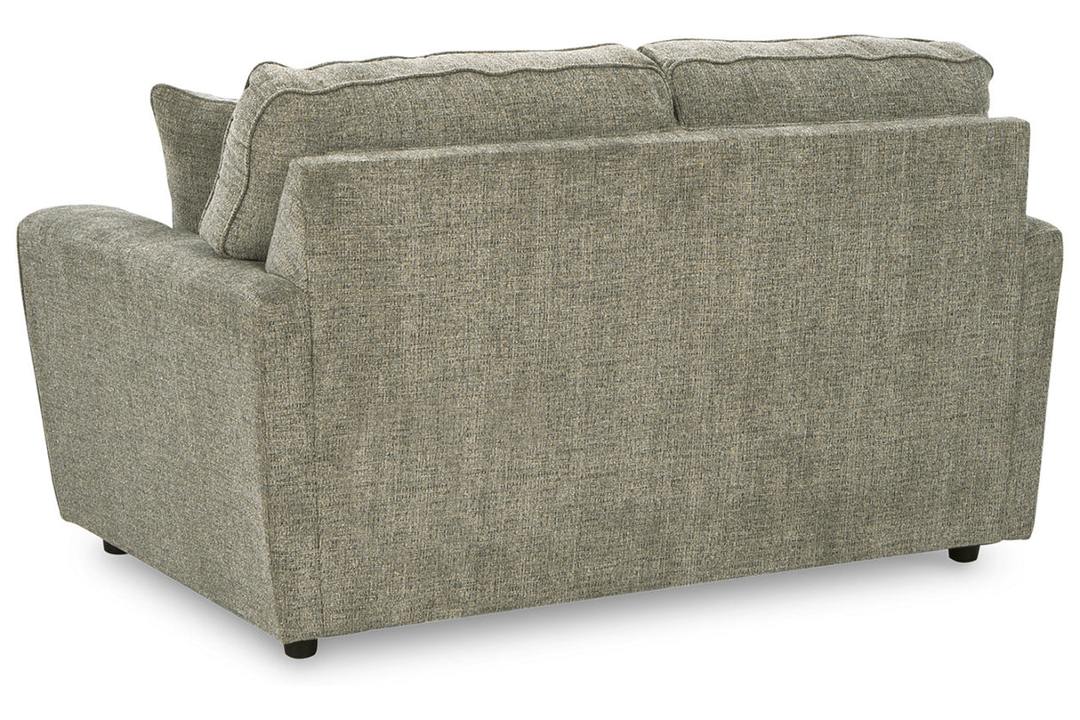 Cascilla Pewter Loveseat from Ashley - Luna Furniture