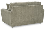 Cascilla Pewter Loveseat from Ashley - Luna Furniture