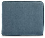 Cashton Blue Ottoman from Ashley - Luna Furniture