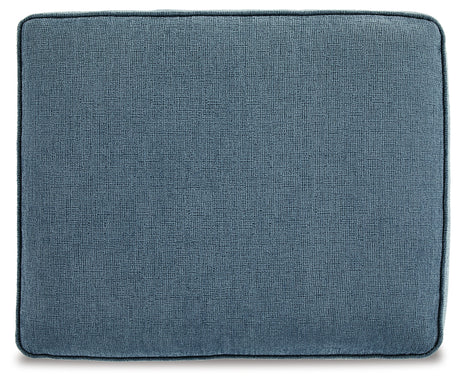 Cashton Blue Ottoman from Ashley - Luna Furniture