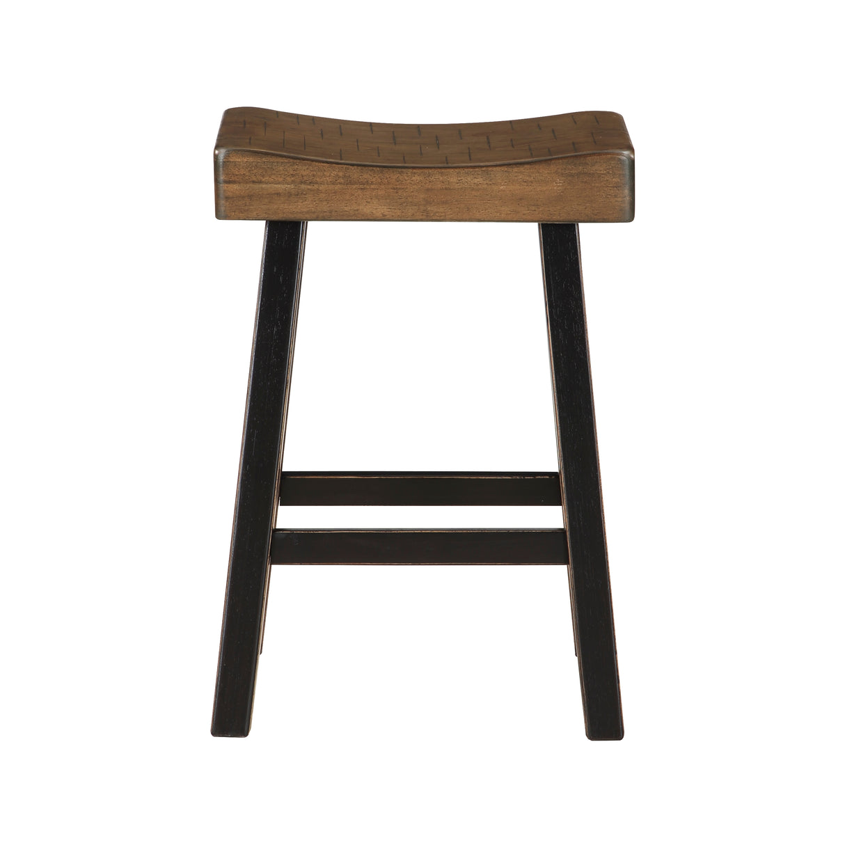 Caspian Black/Brown 4-Piece Counter Height Set from Homelegance - Luna Furniture