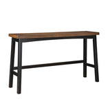 Caspian Black/Brown 4-Piece Pub Height Set from Homelegance - Luna Furniture