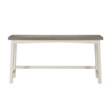 Caspian White/Coffee 4-Piece Counter Height Set from Homelegance - Luna Furniture