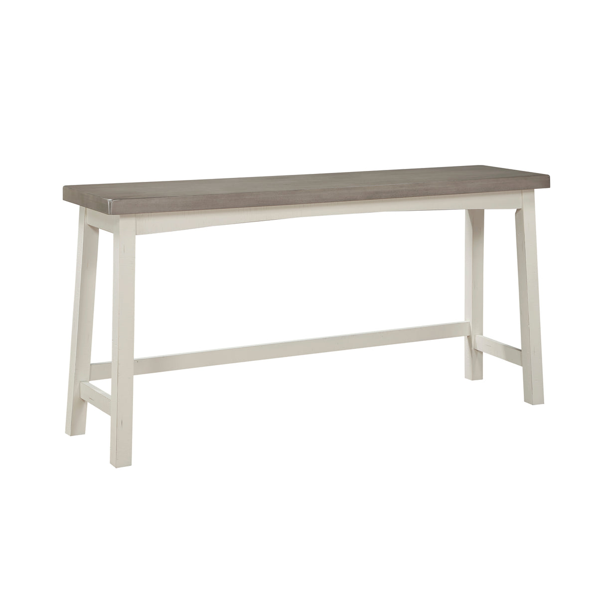 Caspian White/Coffee 4-Piece Counter Height Set from Homelegance - Luna Furniture