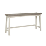 Caspian White/Coffee 4-Piece Counter Height Set from Homelegance - Luna Furniture