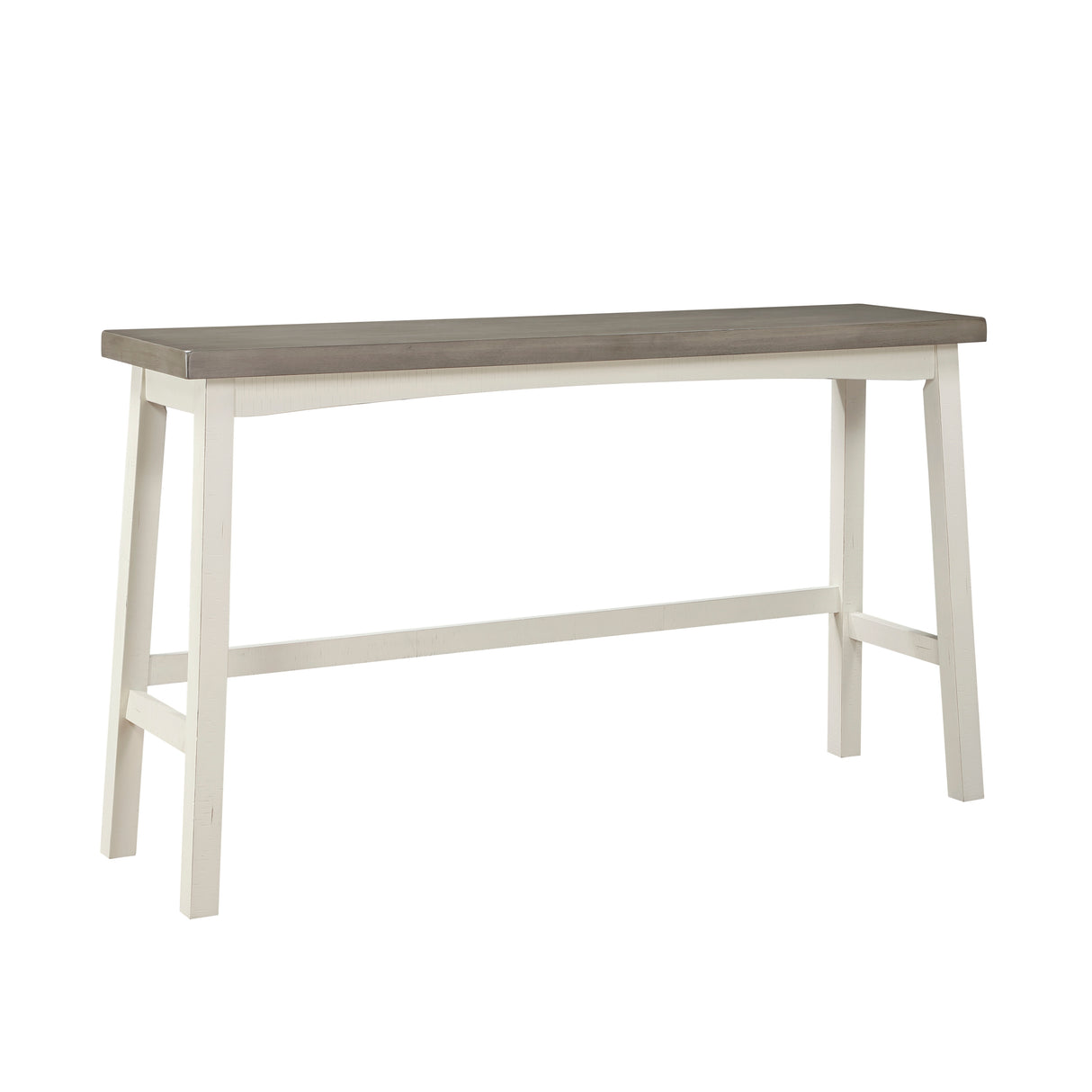 Caspian White/Coffee 4-Piece Pub Height Set from Homelegance - Luna Furniture