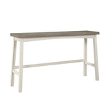Caspian White/Coffee 4-Piece Pub Height Set from Homelegance - Luna Furniture