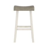 Caspian White/Coffee 4-Piece Pub Height Set from Homelegance - Luna Furniture
