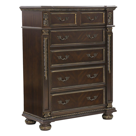 Catalonia Cherry Chest from Homelegance - Luna Furniture