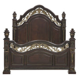 Catalonia Cherry Queen Poster Bed from Homelegance - Luna Furniture