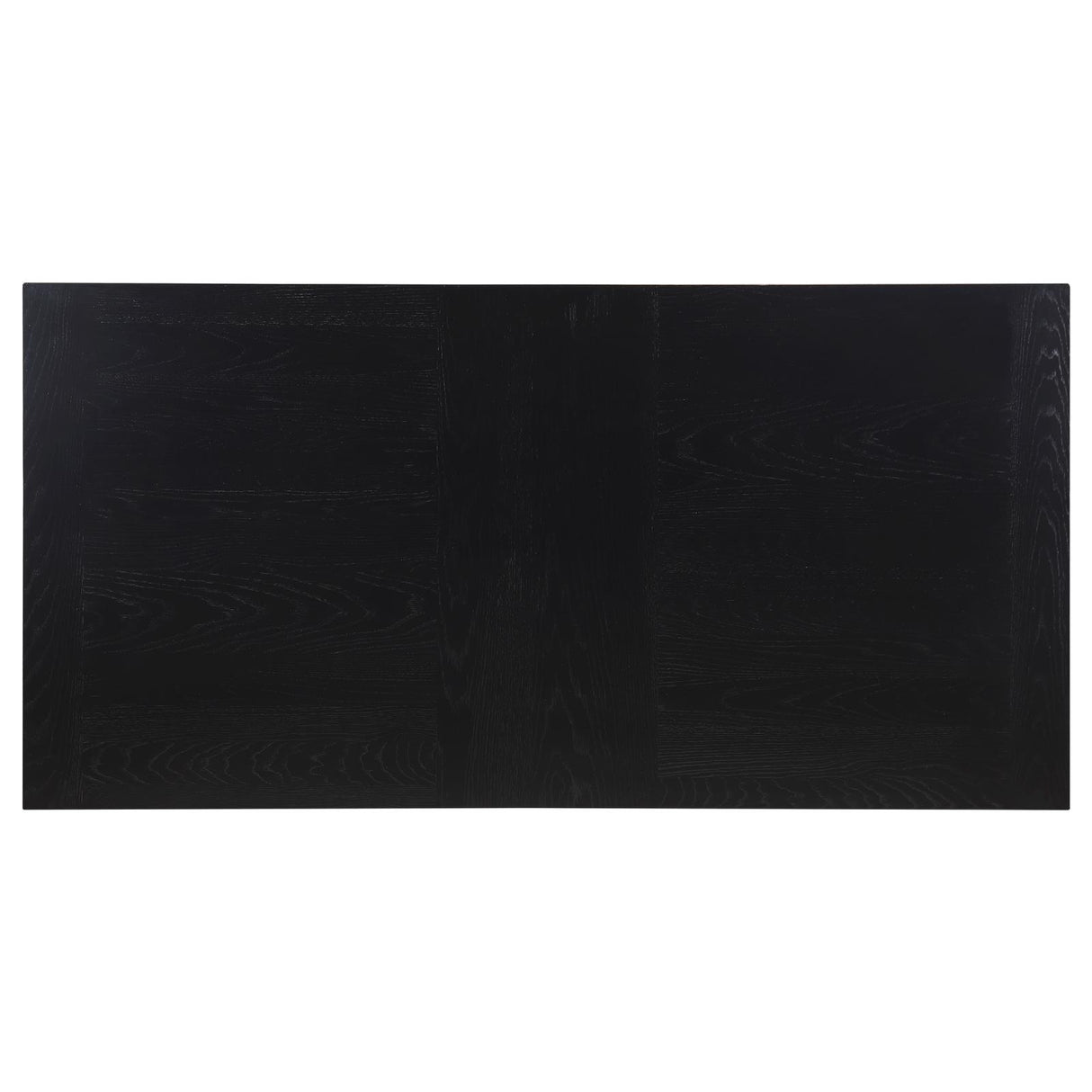 Catherine Black Rectangular Double Pedestal Dining Table from Coaster - Luna Furniture