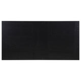 Catherine Black Rectangular Double Pedestal Dining Table from Coaster - Luna Furniture