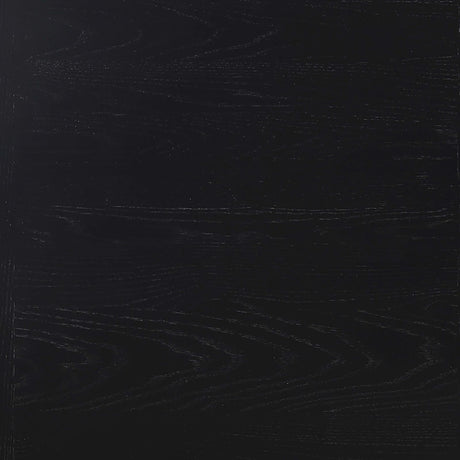 Catherine Black Rectangular Double Pedestal Dining Table from Coaster - Luna Furniture