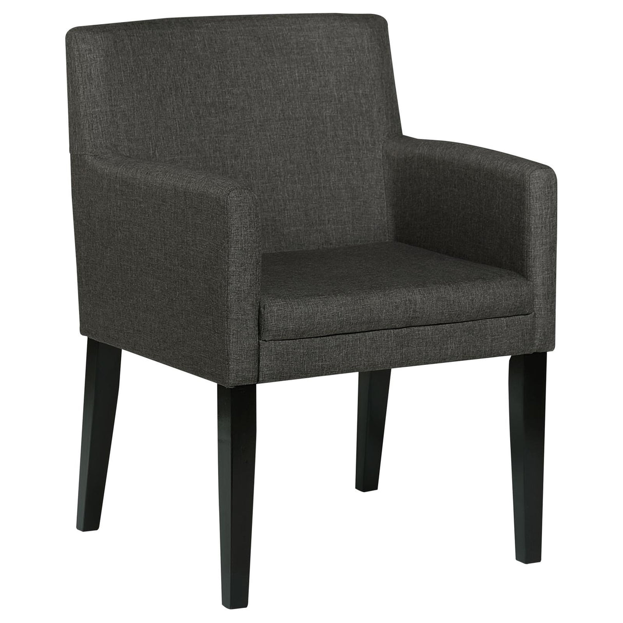 Catherine Charcoal Gray and Black 5-Piece Double Pedestal Dining Set from Coaster - Luna Furniture