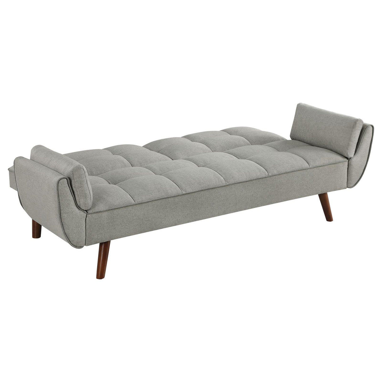 Caufield Gray Upholstered Buscuit Tufted Covertible Sofa Bed from Coaster - Luna Furniture