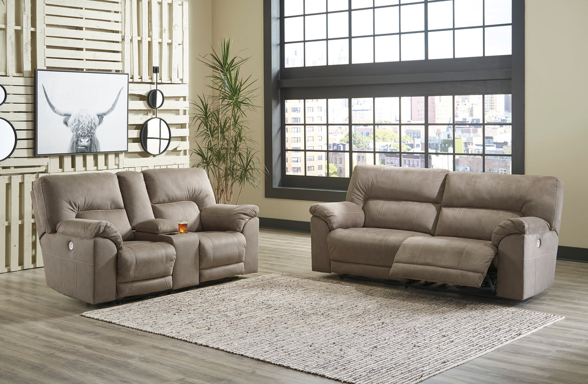 Cavalcade Slate Power Reclining Living Room Set from Ashley - Luna Furniture