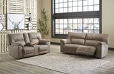 Cavalcade Slate Power Reclining Living Room Set from Ashley - Luna Furniture