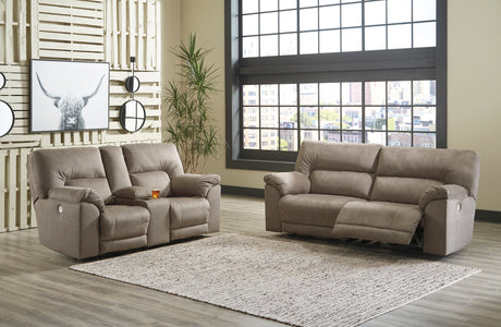 Cavalcade Slate Power Reclining Living Room Set from Ashley - Luna Furniture