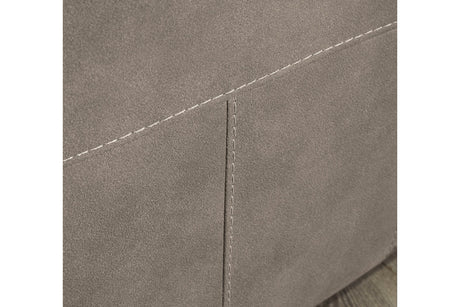 Cavalcade Slate Power Reclining Loveseat with Console from Ashley - Luna Furniture