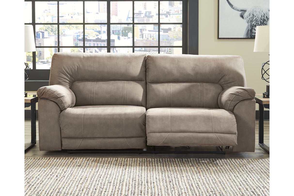 Cavalcade Slate Power Reclining Sofa from Ashley - Luna Furniture