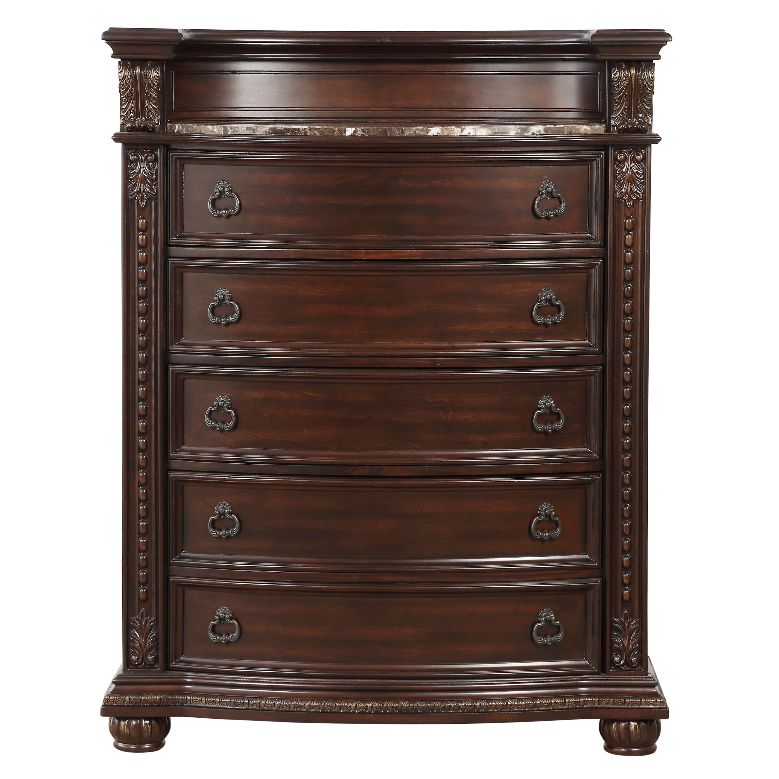 Homelegance Cavalier Dark Cherry Chest - Luna Furniture