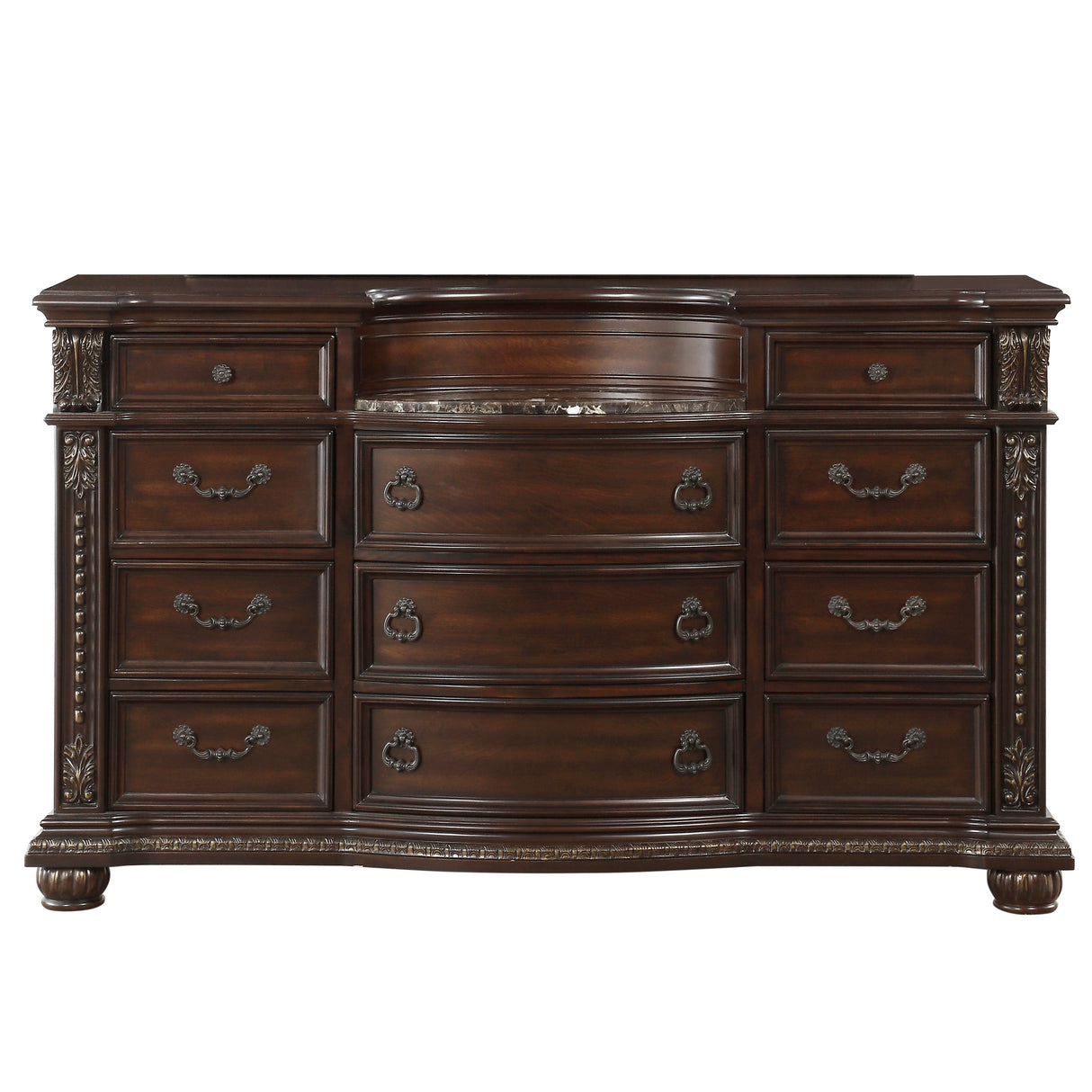 Homelegance Cavalier Dark Cherry Dresser - Luna Furniture Homelegance Cavalier Dark Cherry Dresser - Luna Furniture