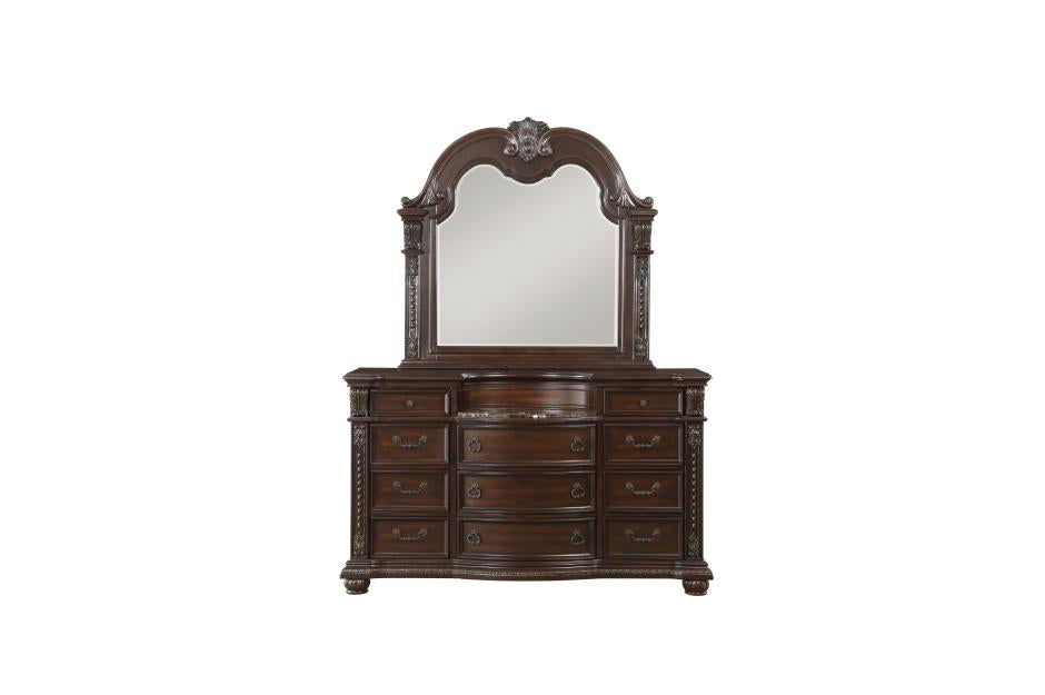 Cavalier Dark Cherry Dresser from Homelegance - Luna Furniture