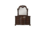 Cavalier Dark Cherry Mirror (Mirror Only) from Homelegance - Luna Furniture