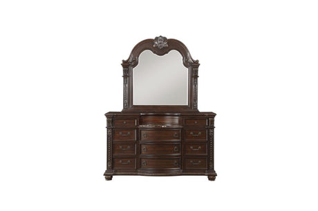 Cavalier Dark Cherry Mirror (Mirror Only) from Homelegance - Luna Furniture
