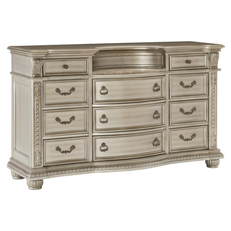Cavalier Silver Dresser from Homelegance - Luna Furniture