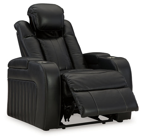 Caveman Den Midnight Power Recliner from Ashley - Luna Furniture
