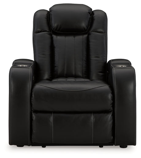 Caveman Den Midnight Power Recliner from Ashley - Luna Furniture