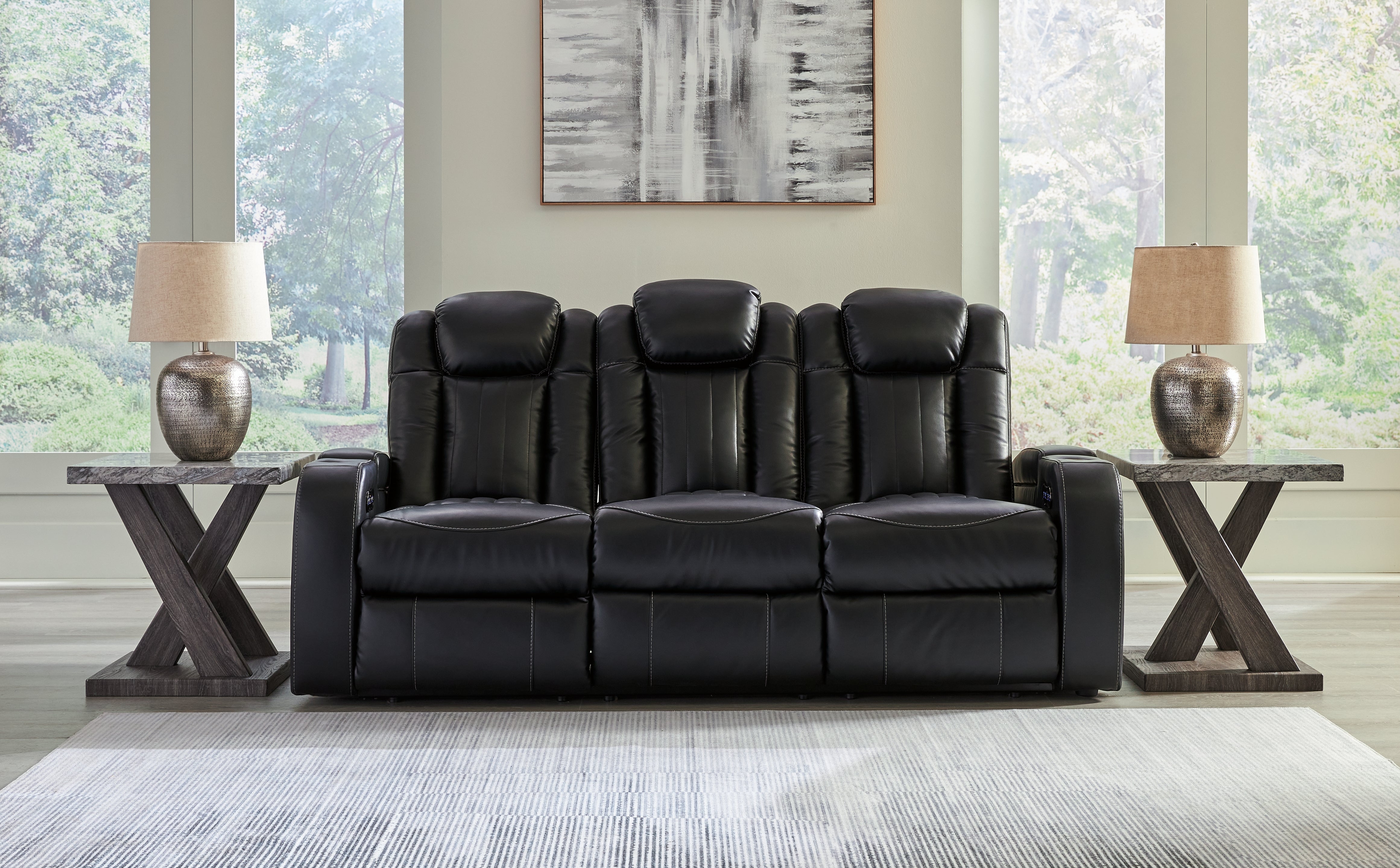 Caveman Den Midnight Power Reclining Sofa - Luna Furniture