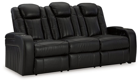 Caveman Den Midnight Power Reclining Sofa from Ashley - Luna Furniture