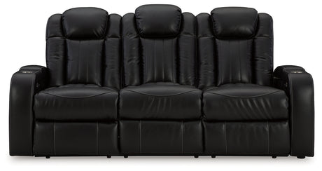 Caveman Den Midnight Power Reclining Sofa from Ashley - Luna Furniture