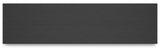 Cayberry Black 60" TV Stand with Electric Fireplace from Ashley - Luna Furniture