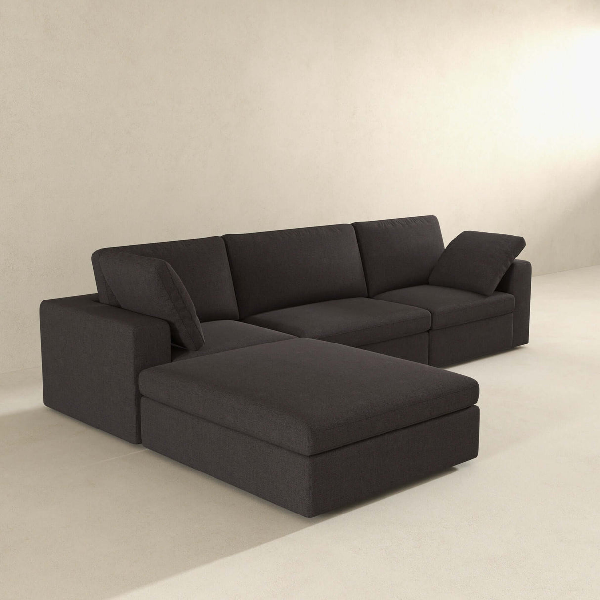 Cecilia Dark Gray Modular Corner Sectional from Ashcroft Furniture - Luna Furniture