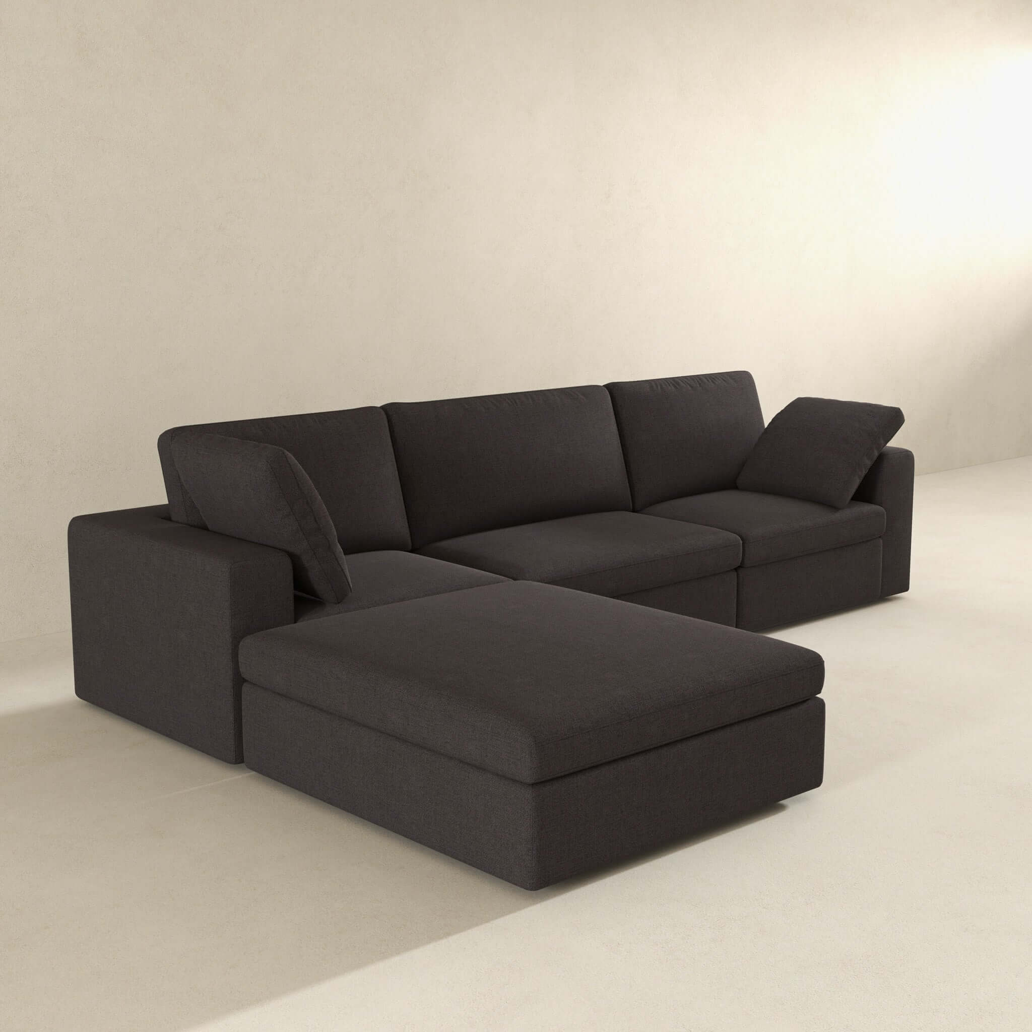 Cecilia Dark Gray Modular Corner Sectional from Ashcroft Furniture - Luna Furniture