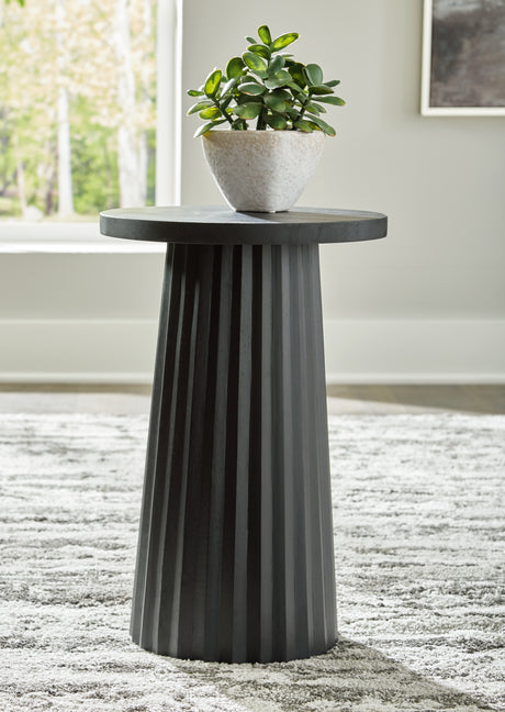 Ceilby Black Accent Table from Ashley - Luna Furniture