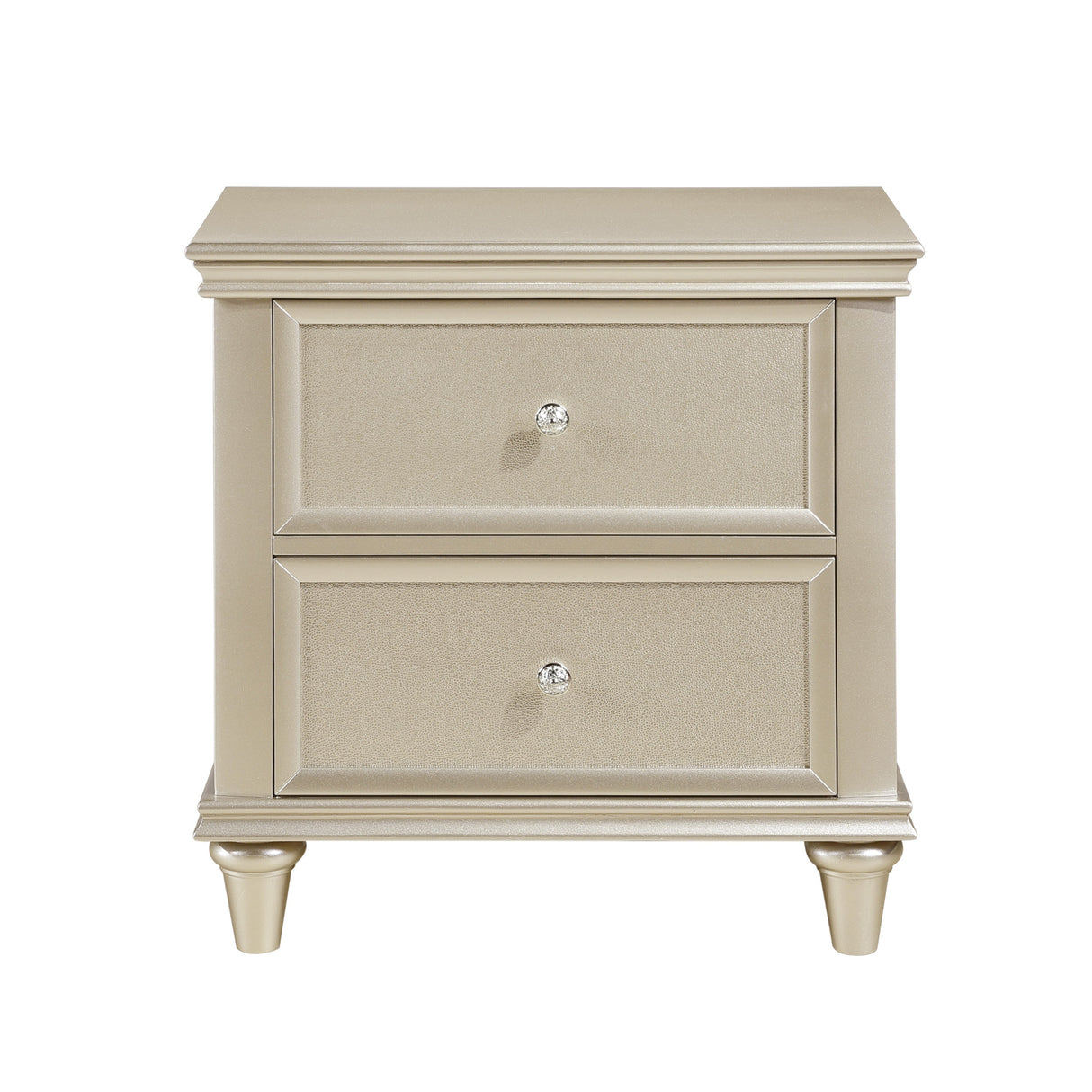 Celandine Silver Nightstand from Homelegance - Luna Furniture