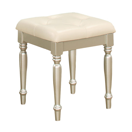 Celandine Silver Vanity Stool from Homelegance - Luna Furniture