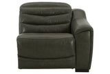 Center Line Dark Gray Right-Arm Facing Power Recliner from Ashley - Luna Furniture