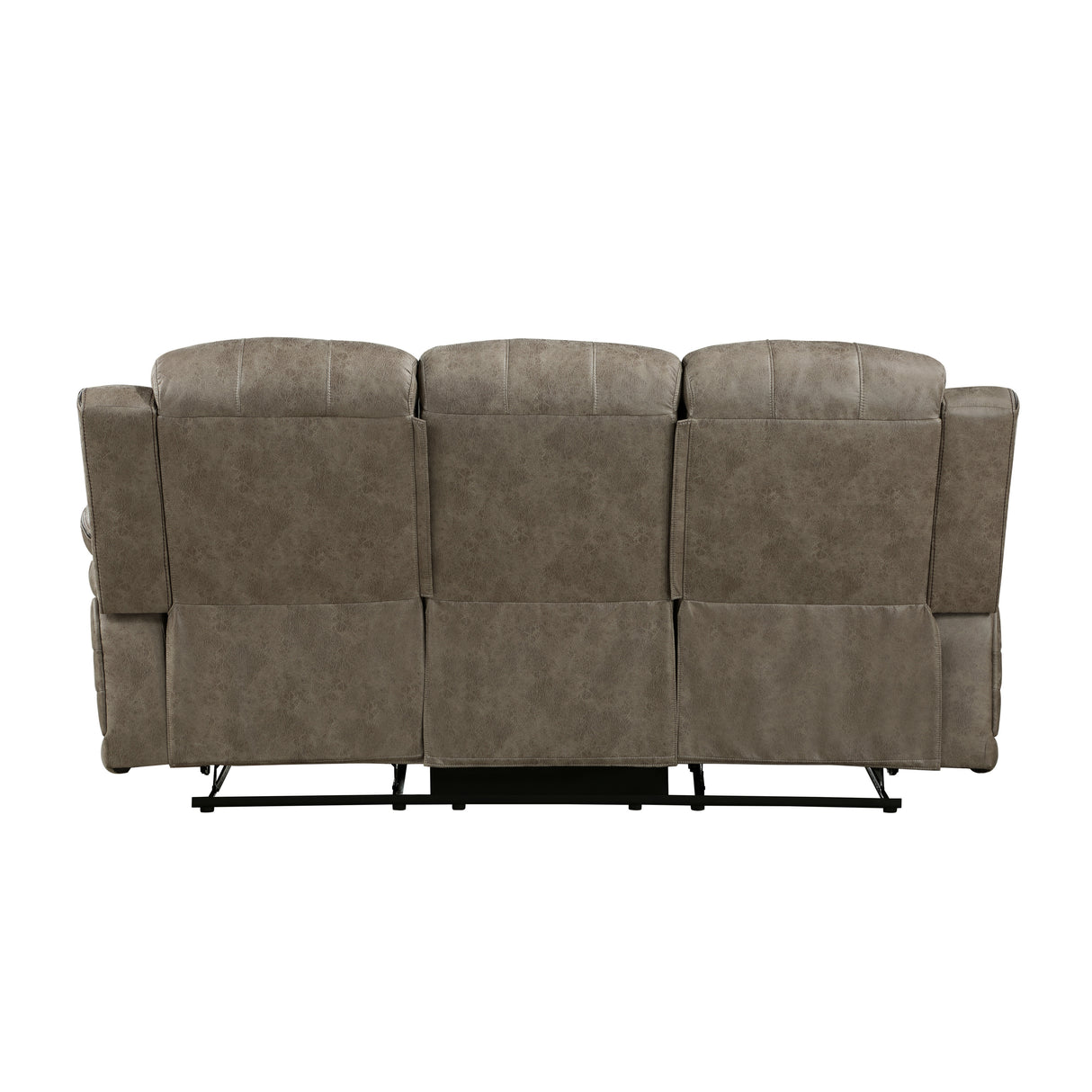 Centeroak Sandy Brown Double Reclining Sofa from Homelegance - Luna Furniture