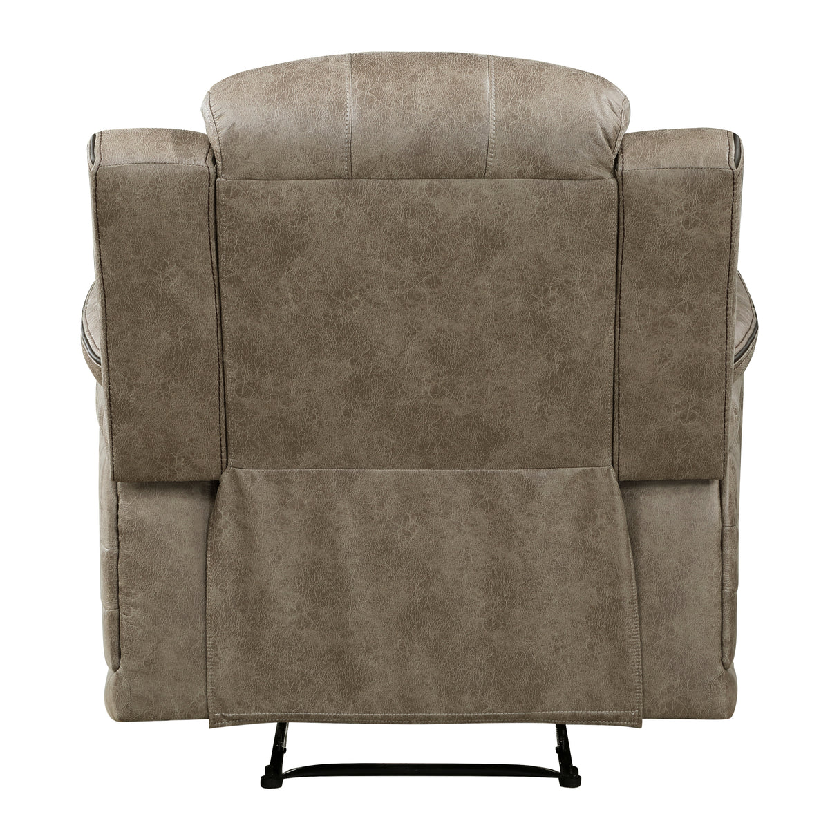 Centeroak Sandy Brown Reclining Chair from Homelegance - Luna Furniture