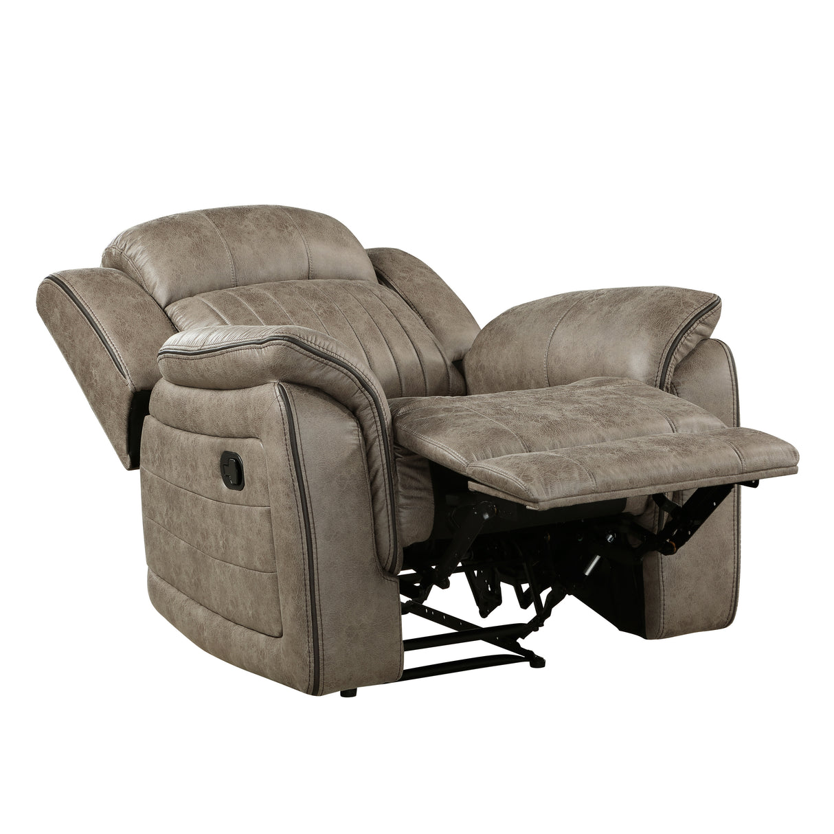 Centeroak Sandy Brown Reclining Chair from Homelegance - Luna Furniture